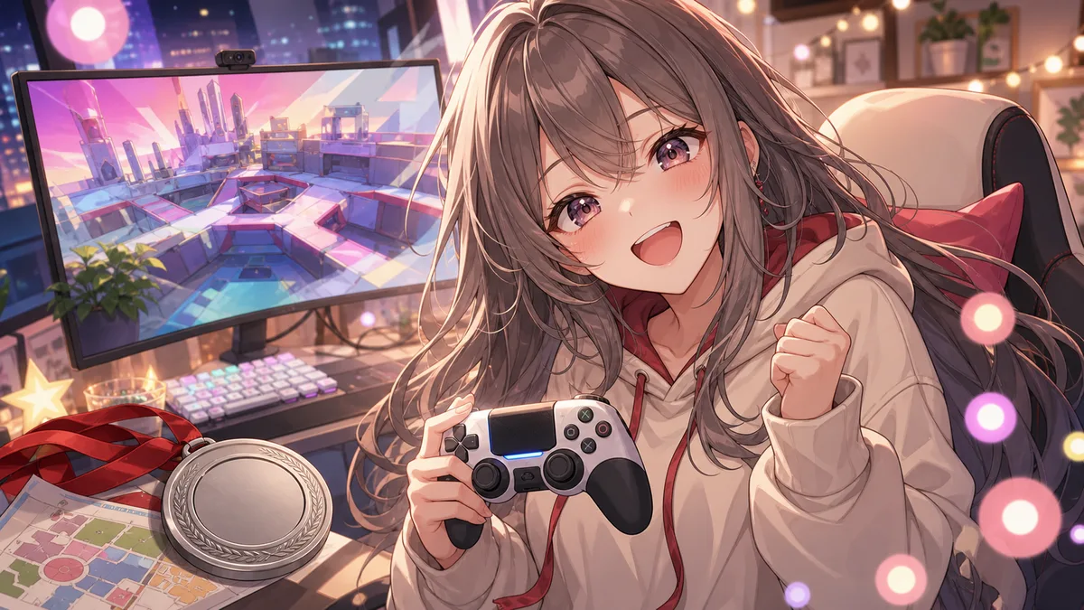 愛原れいこ、APEXシーズン29初回参加型 2位到達とコメント対応で見えた初心者配信の粘り のV-BUZZ独自アイキャッチ