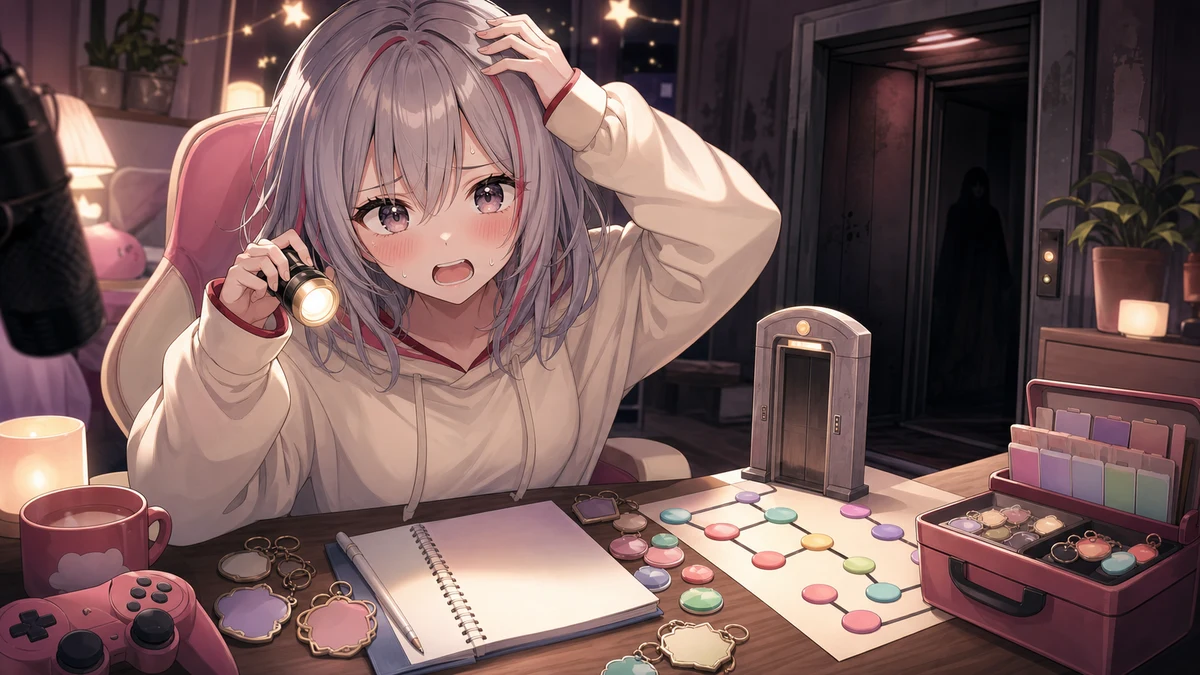 愛原れいこ『バイオハザード レクイエム』#6初見実況 弾選びとセーブで怖さをほどく4時間 のV-BUZZ独自アイキャッチ