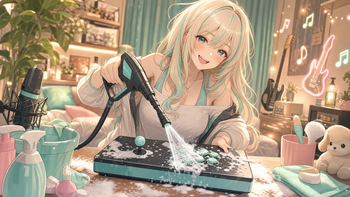 藍沢エマ、PowerWash Simulator 2切り抜きでスト6熱が止まらない 歌とちる部雑談も転がる24分 のV-BUZZ独自アイキャッチ