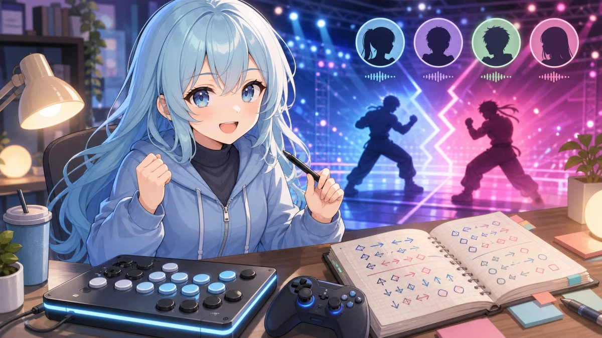 藍沢エマ『スト6』V最スクリム3日目 ボタン設定の迷子から葛葉チーム戦、ジェイミー対策まで走った4時間半 のV-BUZZ独自アイキャッチ