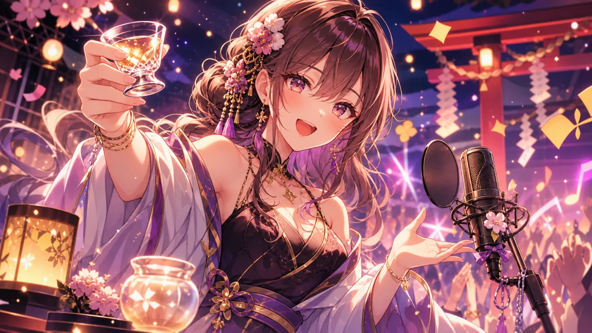 雨庭やえ、初オリジナル曲『カンパイ!さんぱい!』公開 やしきん制作の乾杯コールが残るMV のV-BUZZ独自アイキャッチ