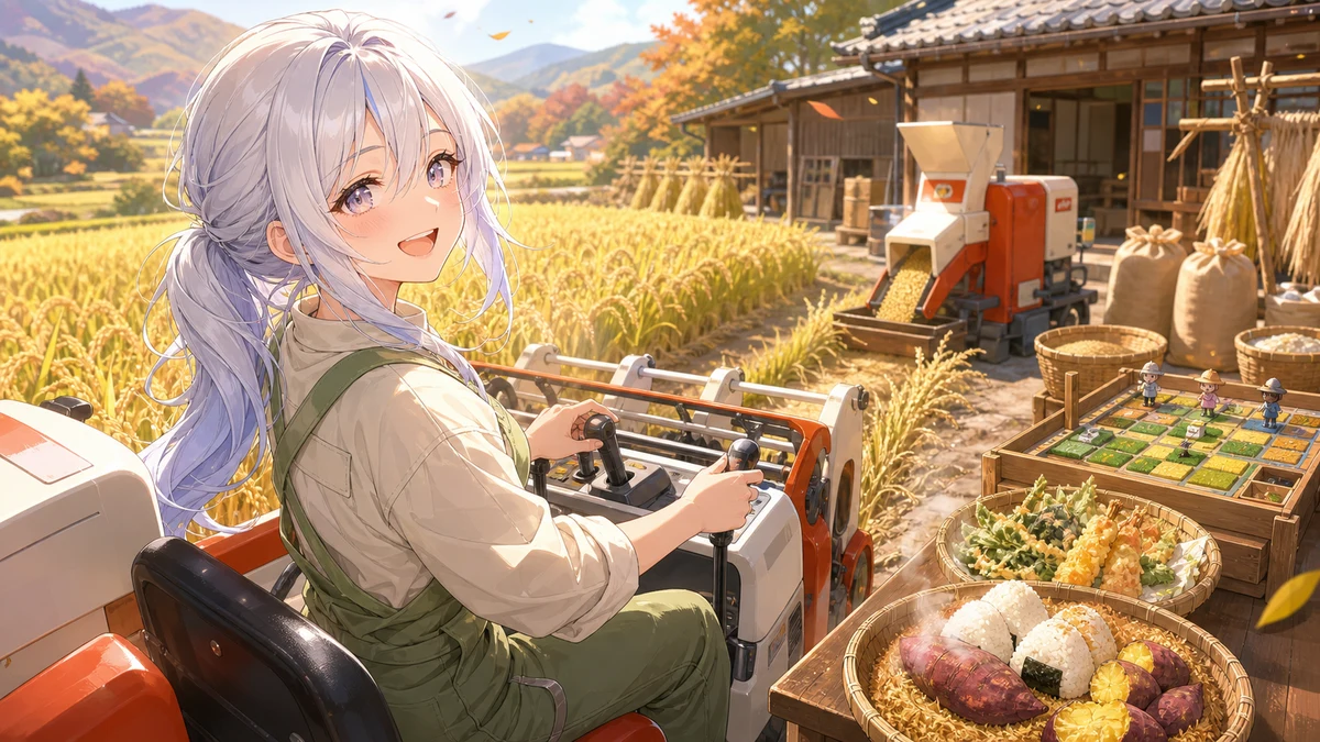 亞生うぱる、稲刈り体験動画を公開 田植え企画の続きからLord of Riceの米配布まで のV-BUZZ独自アイキャッチ