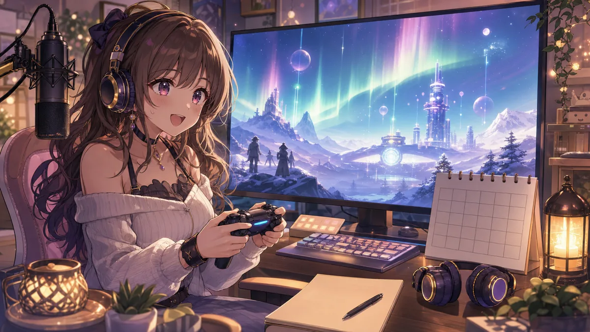 PVと初見の入口を示すオリジナルイラスト
