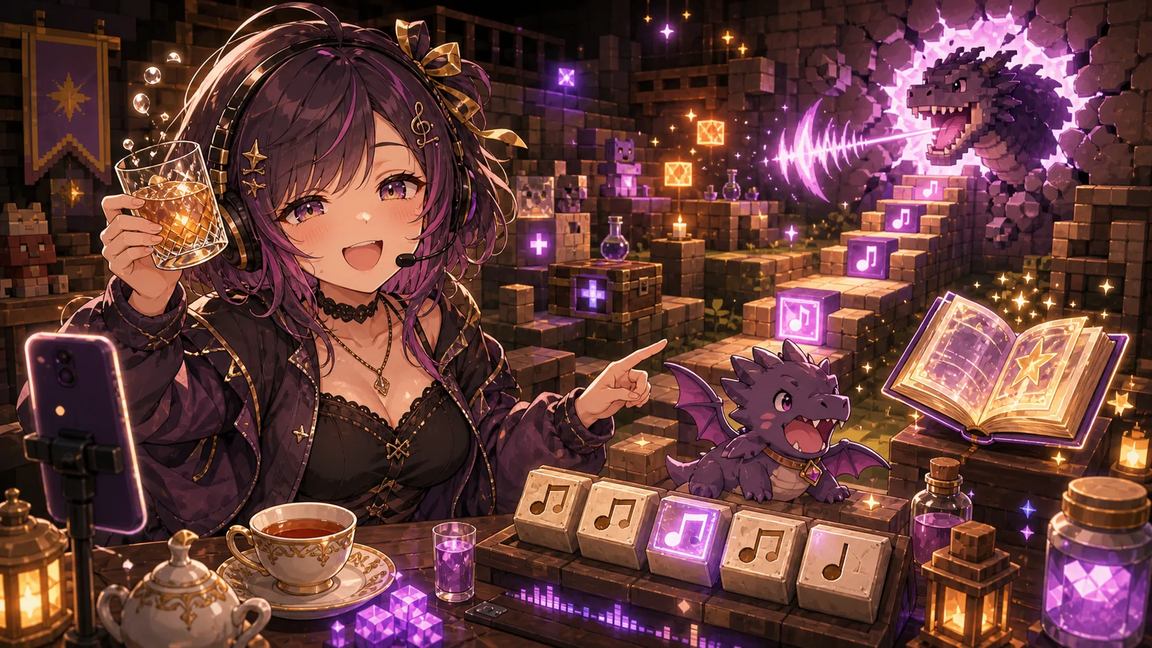 爆走蛇亜 桃葉*桃爾、飲酒しながら短編脱出『もし僕らの魔法がダージリンであったのなら』に挑戦 手探りの謎解きと余韻ある結末 のV-BUZZ独自アイキャッチ