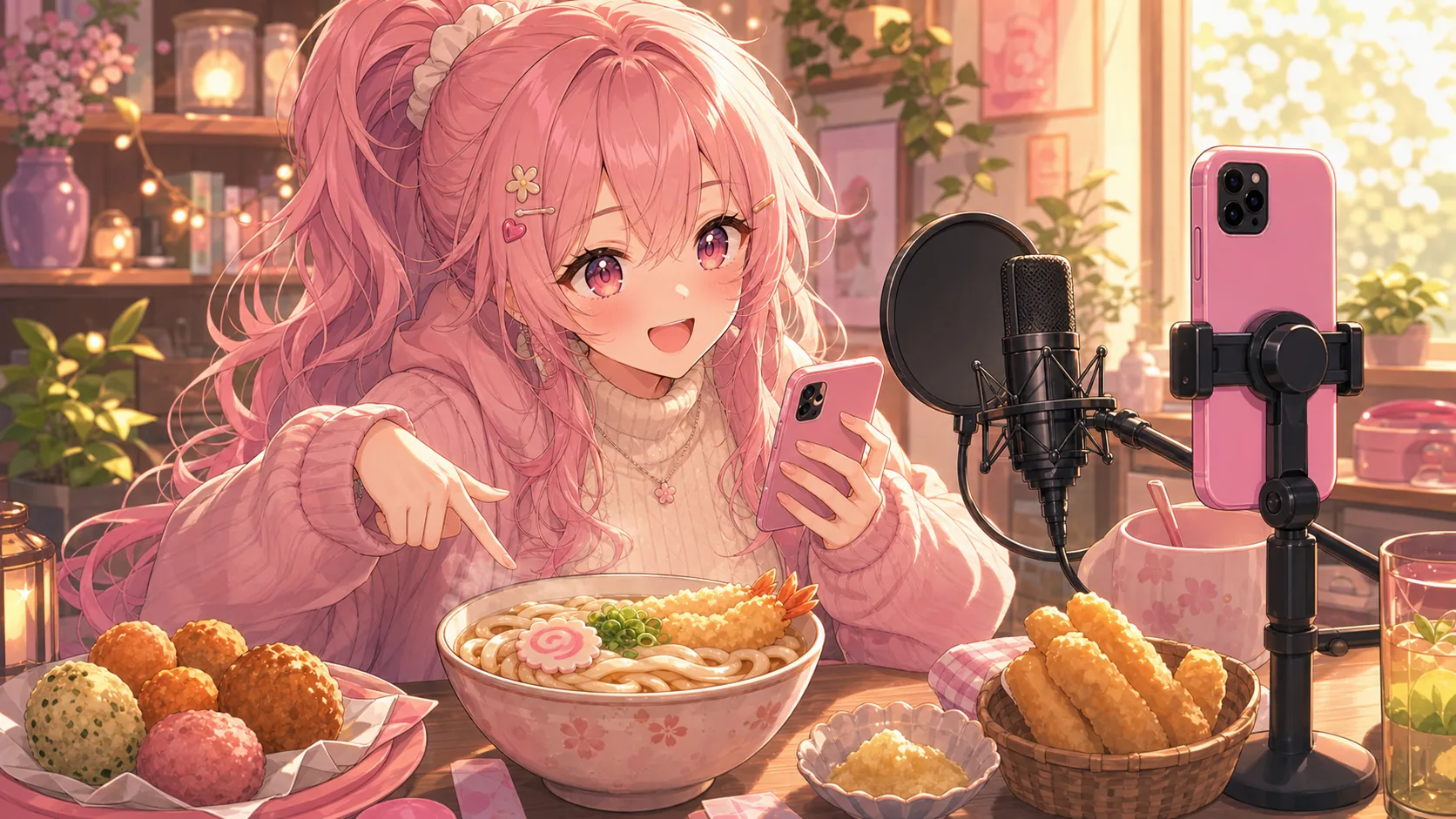 丸亀とうどん飯でコメントが横へ伸びる