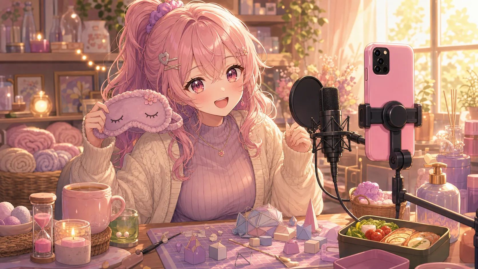 終盤の癒しグッズと歌録音への戻り