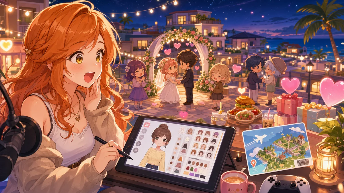 フレン・E・ルスタリオ『トモダチコレクション』#04、星川とイブラヒムの結婚から加賀美ハヤト作成まで島が大きく動く のV-BUZZ独自アイキャッチ