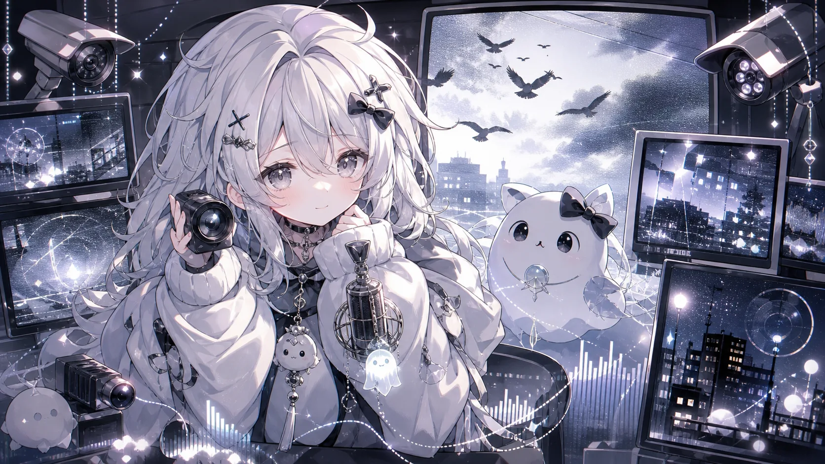 月白累、『うらみ交信』カバー公開 冷えた声色と映像で静かな圧を引っぱる のV-BUZZ独自アイキャッチ