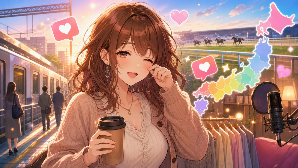 緋月ゆい、朝雑談で“通学バージョン”を配信 月曜の眠気から競馬話まで弾んだ回 のV-BUZZ独自アイキャッチ