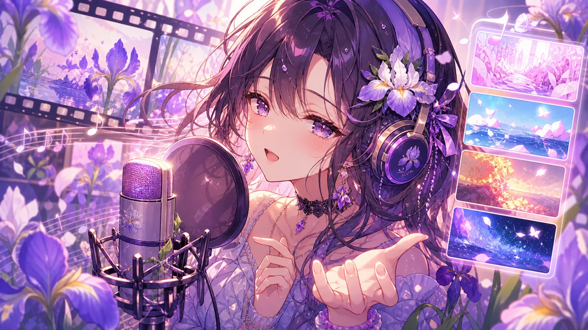 星川サラ、米津玄師『IRIS OUT』歌ってみた公開 やわらかな歌声と淡い映像で聴かせるカバー のV-BUZZ独自アイキャッチ