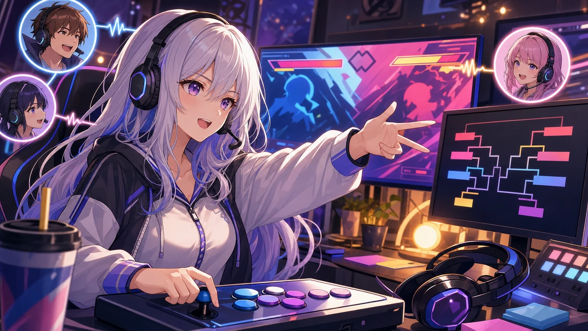一ノ瀬うるは『スト6』V最協第二幕Day2、カコキWINの先鋒席から見る修正と応援の6時間 のV-BUZZ独自アイキャッチ