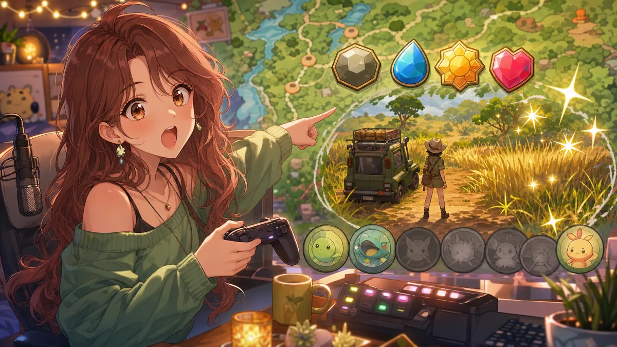 稲荷いろは、『ポケモン リーフグリーン』人生縛り第5回で卒業者多数 色違いと手持ち再編が重なった大波乱回 のV-BUZZ独自アイキャッチ