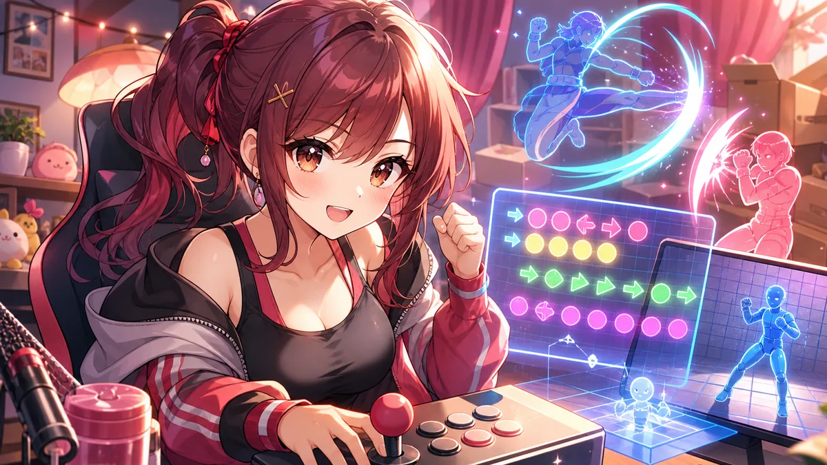 石狩あかり『スト6』ヴァイパー基礎練習 コンボトライアルとVライバルで対空の感覚を戻した夜 のV-BUZZ独自アイキャッチ