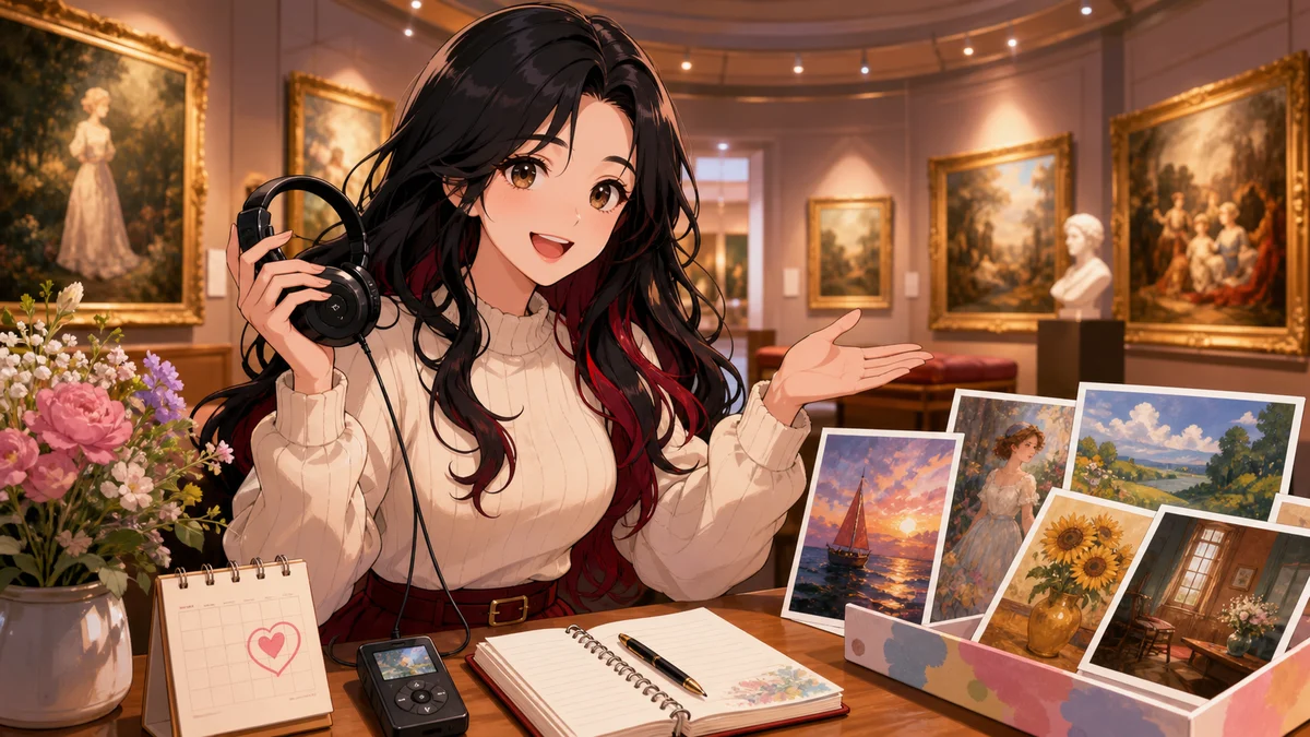 儒烏風亭らでん、ナショナル・ギャラリー名画20選の音声ガイド動画を公開 絵の前に立つように聞く30分 のV-BUZZ独自アイキャッチ