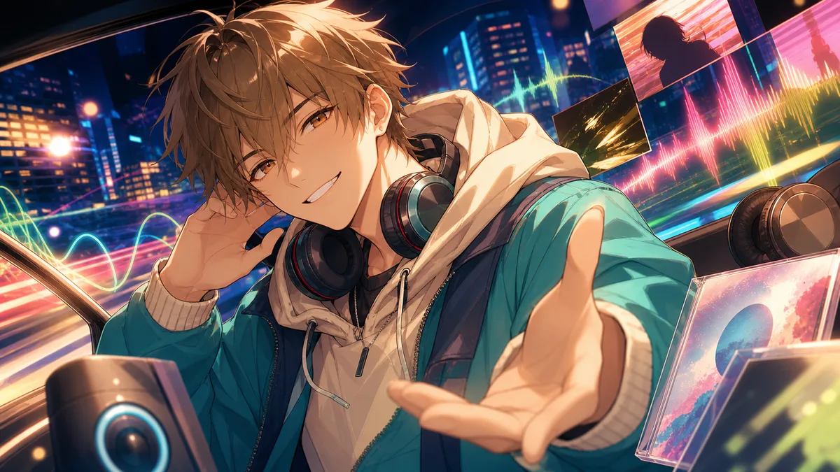 加賀美ハヤト『キャリィ』MVを聴く 『ULTIMATE CITY』収録曲の低音と跳ねるリズム のV-BUZZ独自アイキャッチ