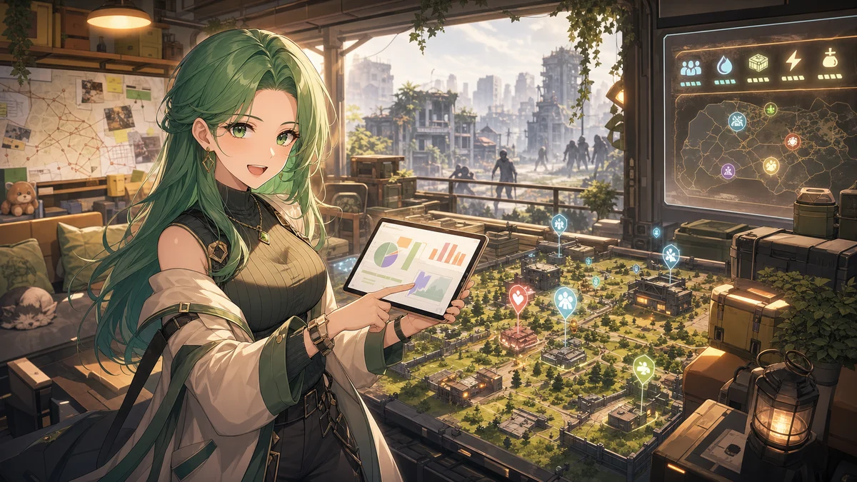 河崎翆『ドゥームズデイ』夕方の日課配信、ハイブマインド討伐と同盟金庫まで整えた70分 のV-BUZZ独自アイキャッチ