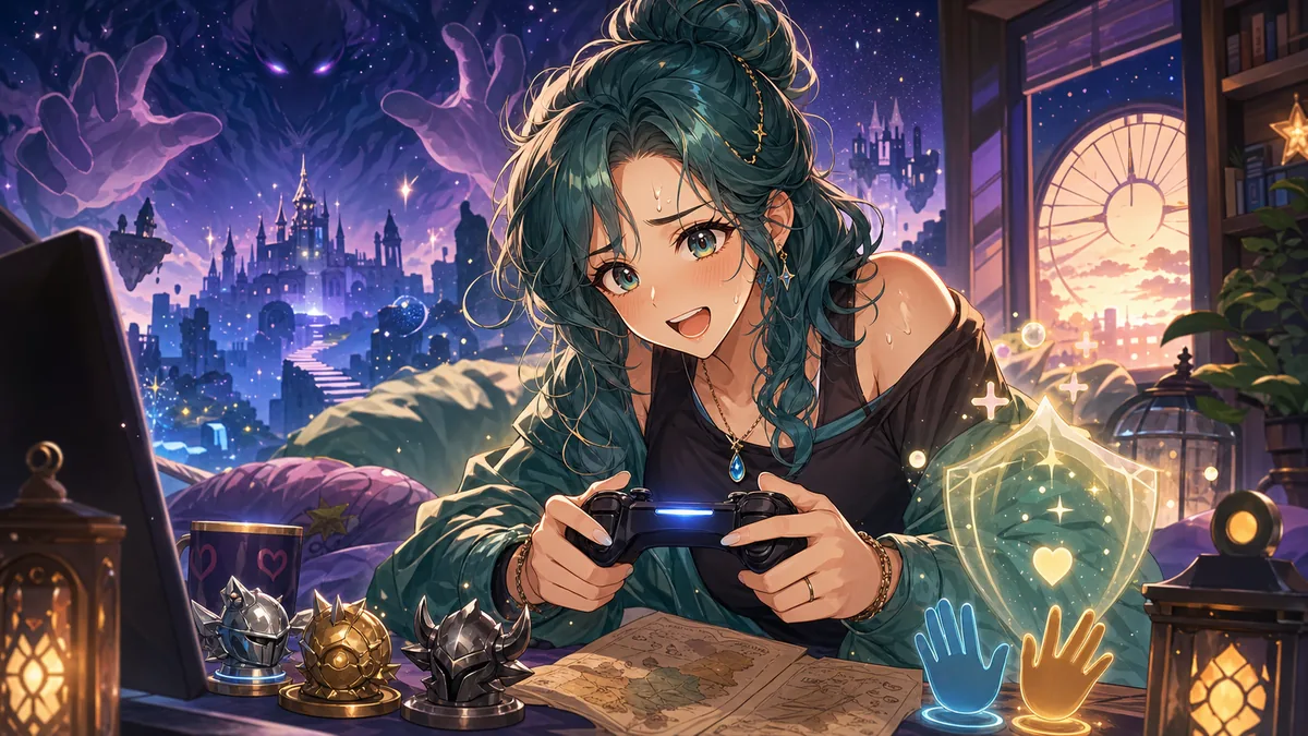 河崎翆、『ドラクエ6』デスタムーア戦を朝までに突破 レベル上げと両手処理で勝ち切った5時間半 のV-BUZZ独自アイキャッチ