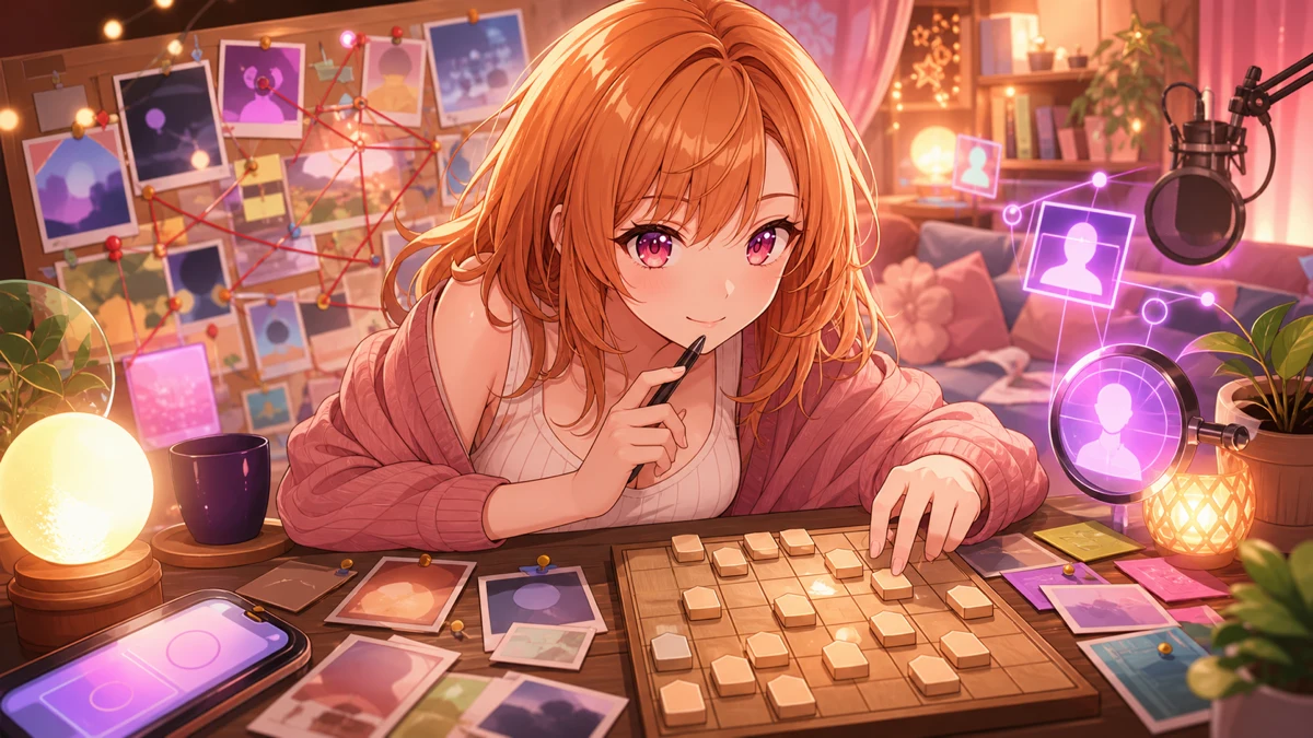 狐塚結月、『Project:;COLD case.mirage』第二の事件へ 聞き込みとスマホ調査で将棋少女の背景に迫る のV-BUZZ独自アイキャッチ