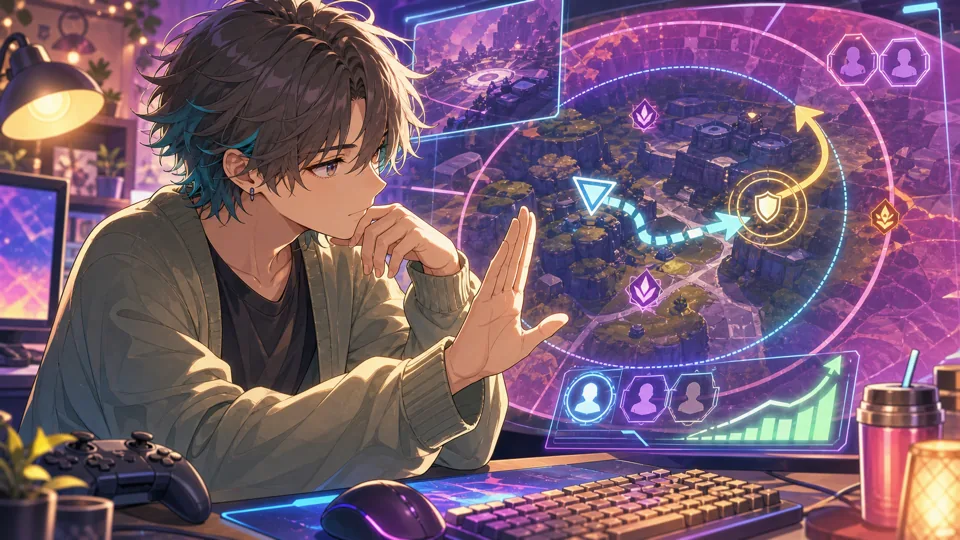 APEXの単独生存から順位を上げる緊張感を描いたオリジナルイラスト