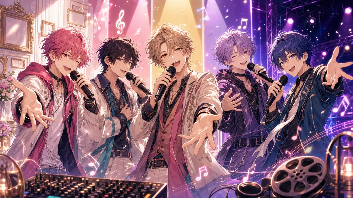 不破湊、葛葉、ローレン・イロアス、小柳ロウ、榊ネス『イイじゃん』カバー 5人の声を軽やかにつなぐMV のV-BUZZ独自アイキャッチ