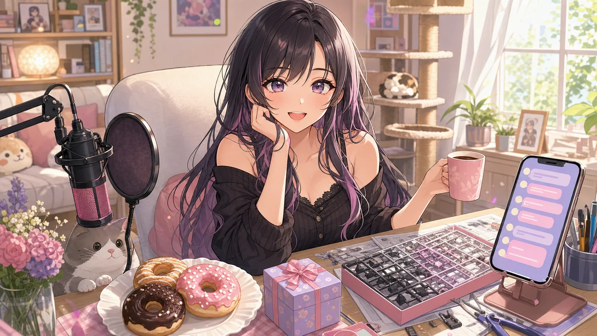 みりゃち、昼活雑談で誕生日企画とファンクラブを案内 もっちりんからセルフレジまで広がった2時間 のV-BUZZ独自アイキャッチ