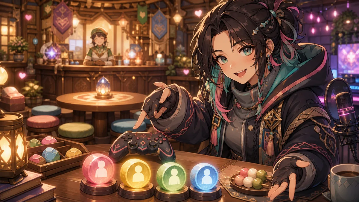 参加ルールと待機順をやわらかく整理するオリジナルキャラクターのイメージ