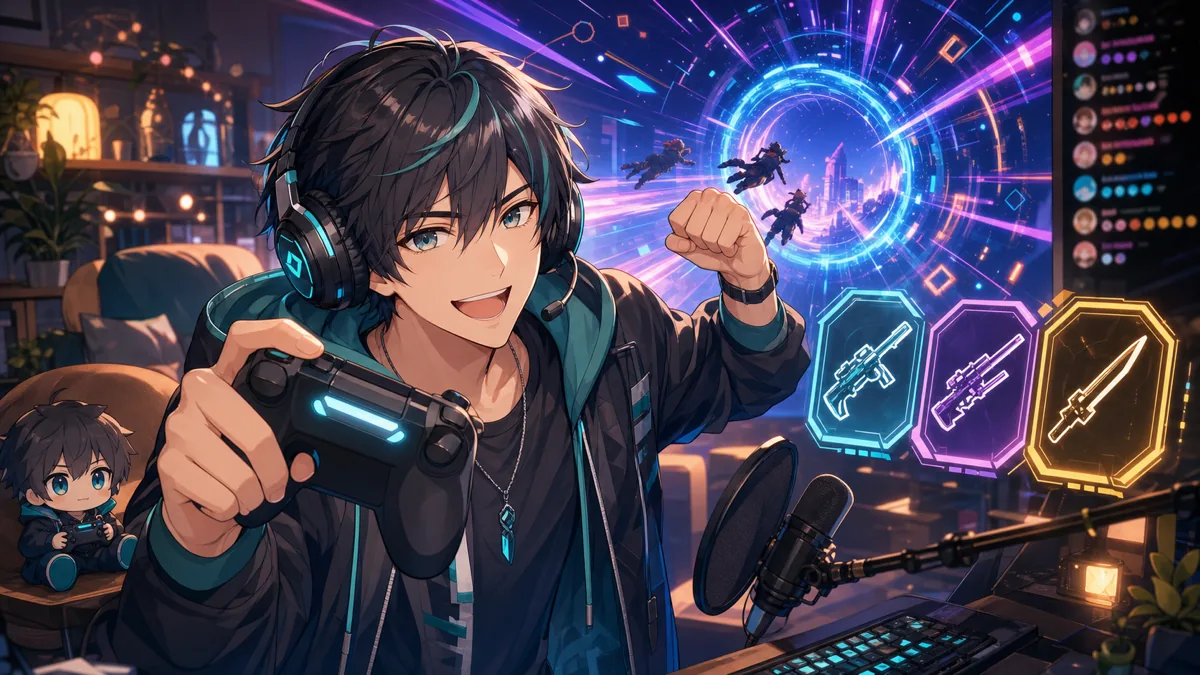 大野クロコ、APEXワイルドカードでアクセルを試す 参加型の深夜枠に高速移動と生活雑談が混ざった3時間 のV-BUZZ独自アイキャッチ