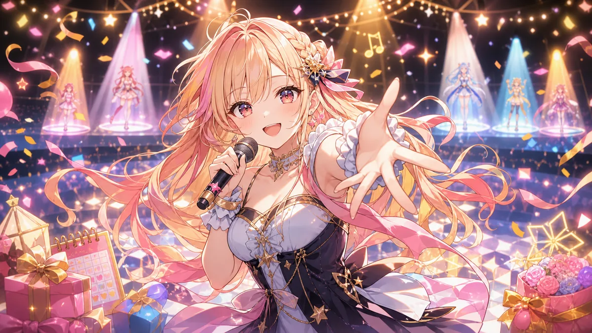 音乃瀬奏、誕生日3D LIVE『IN PROGRESS』で全編ライブに挑戦 ゲスト4組と新曲『You&合図』まで走り切る のV-BUZZ独自アイキャッチ