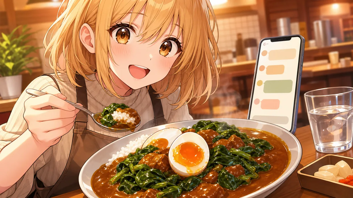 Myカレー試食で見えた奏の選び方のイメージ
