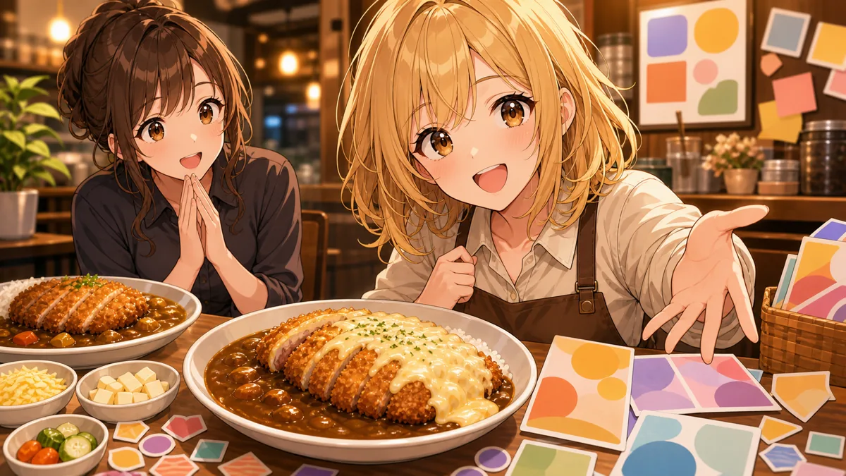 リスナーカレー決定と投稿企画のイメージ