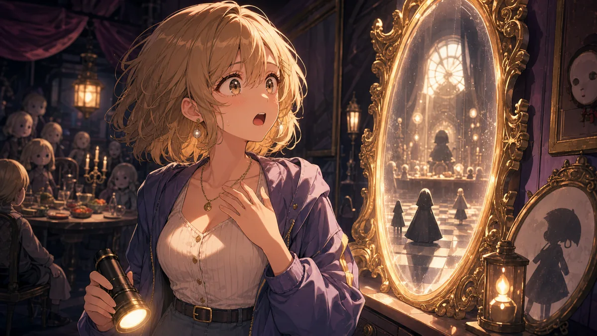 鏡の部屋から終盤の種明かしへ