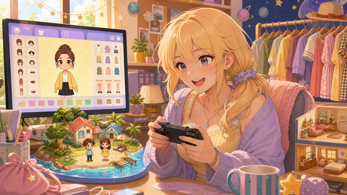 音乃瀬奏『トモコレ』でラプラスと莉々華を島へ追加 キャラクリの手描き調整が光った昼配信 のV-BUZZ独自アイキャッチ
