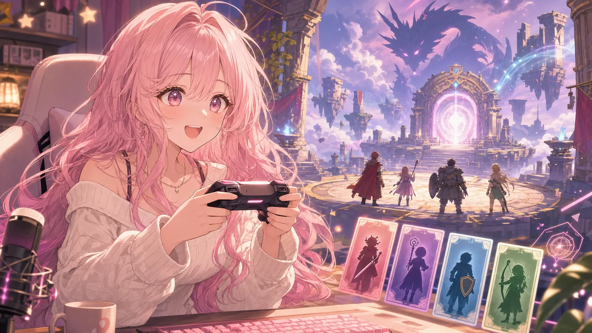 桜桃みくも『ドラゴンクエストヒーローズII』第5夜 ザラーム戦からクリア後マルチまで走った最終回 のV-BUZZ独自アイキャッチ