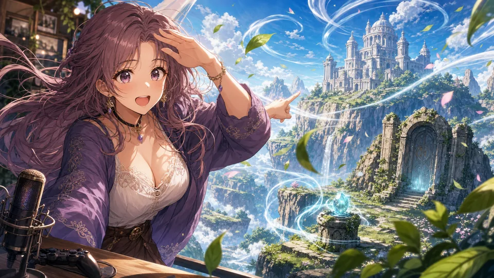 リファ族の神殿と風の石を見つける配信イメージ