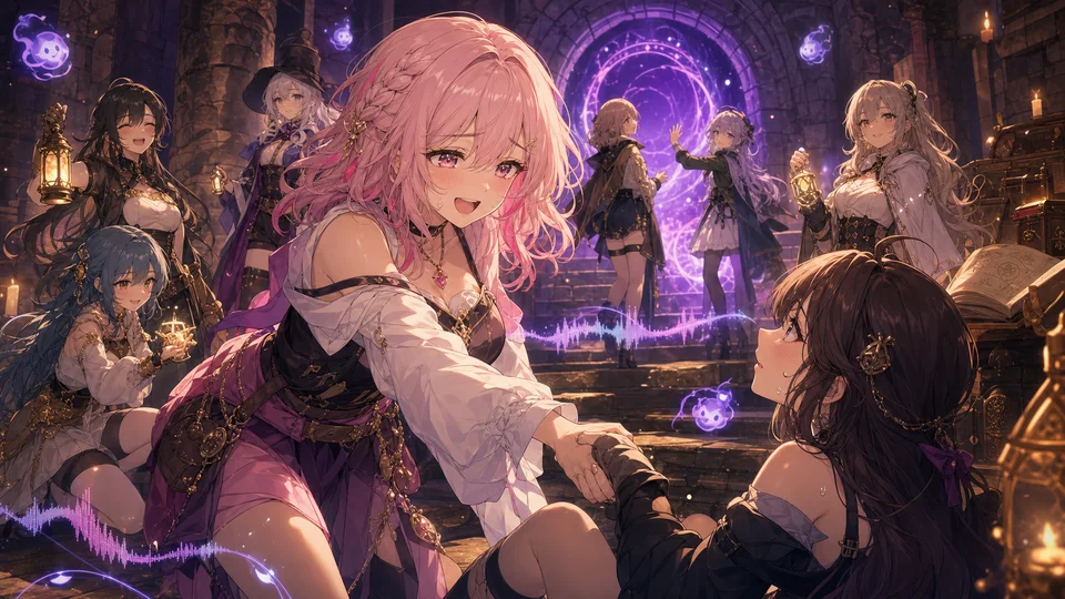 終盤の立て直しと裏切りモードの疑い合いをイメージしたオリジナルイラスト