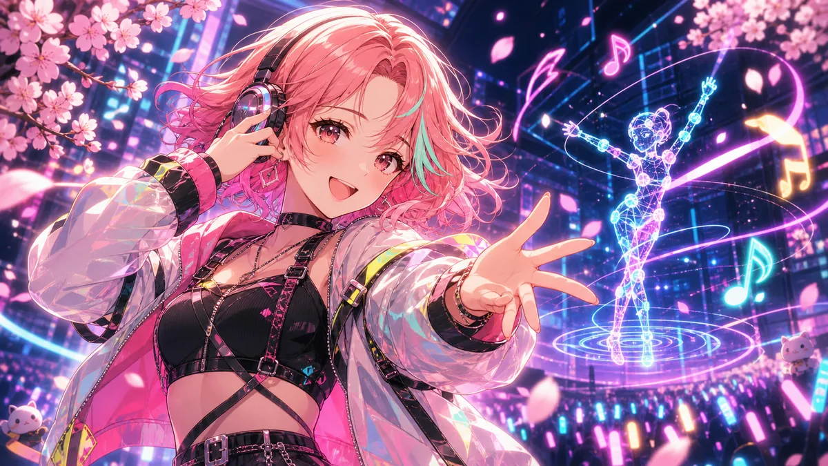 さくらみこ『ファッションビート』Animation MV公開 DECO*27×tepe楽曲とMMDダンス導線を整理 のV-BUZZ独自アイキャッチ