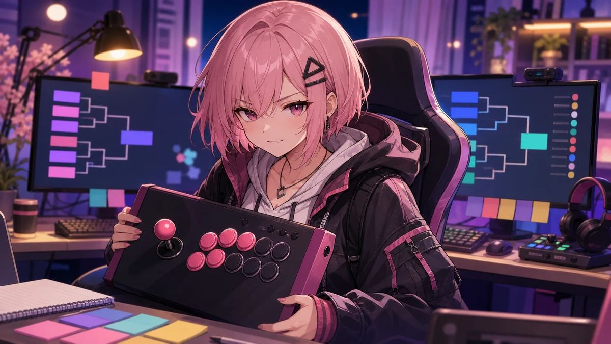 笹木咲『スト6』V最スクリム初日、チーム7相手に新しい動きを試す リプレイ対策、助言、復習まで残った5時間半 のV-BUZZ独自アイキャッチ