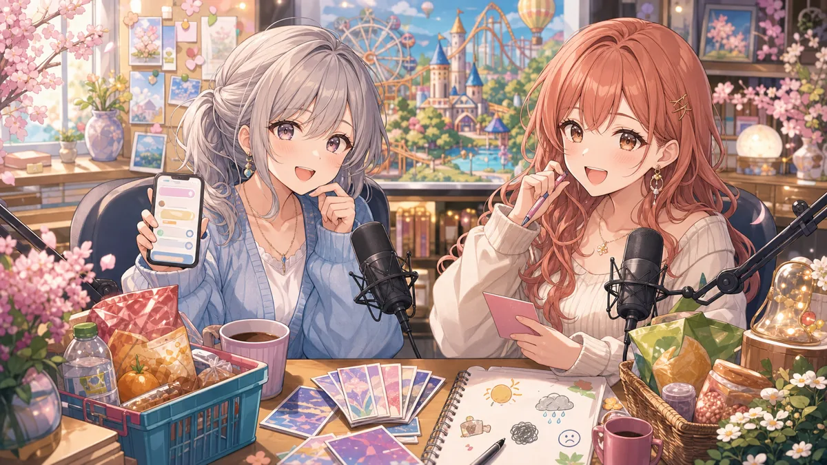 白上フブキ&尾丸ポルカ『狐族密会』第4回 ホロプラス提供とホロドリ先行公開で広がった春の雑談回 のV-BUZZ独自アイキャッチ