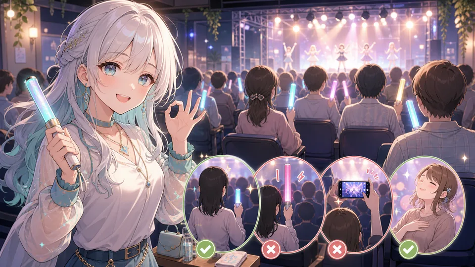マナー説明が硬くなりすぎない