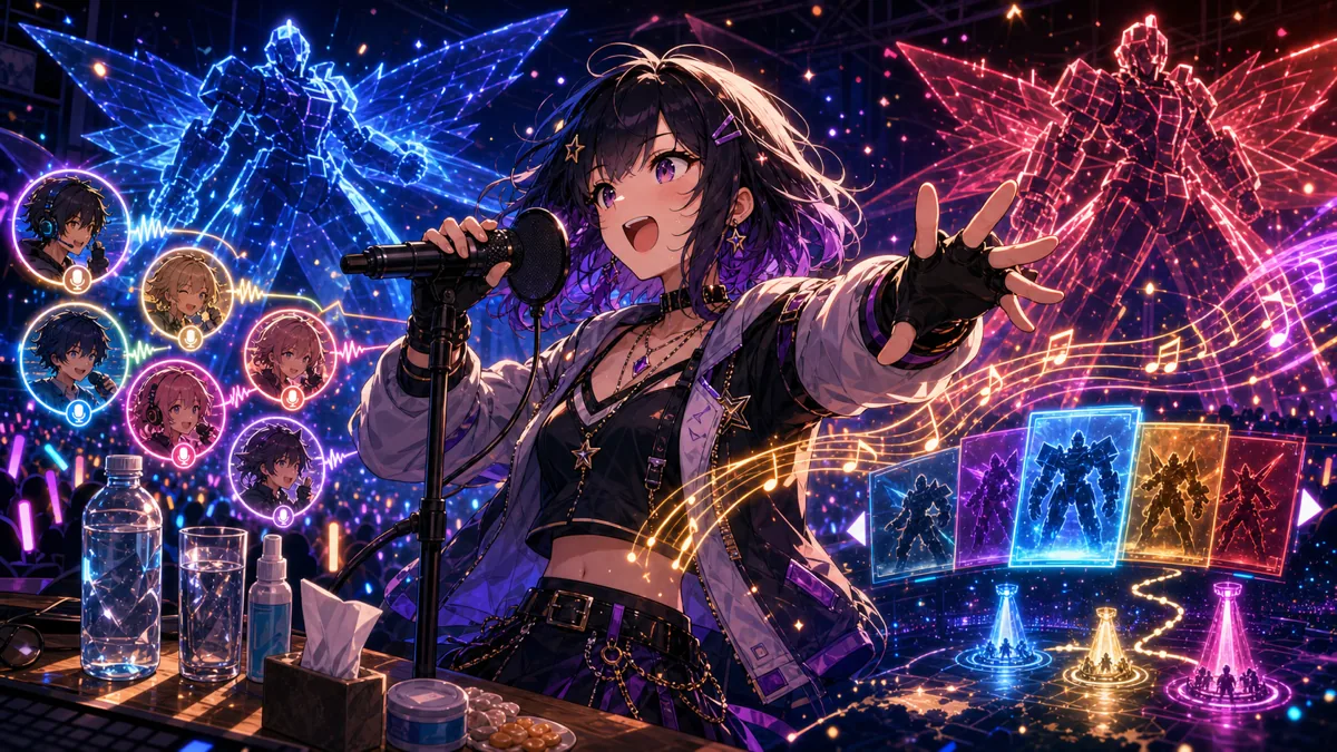 白玖ウタノ、月曜のロボソン歌枠でツアー前の歌声と大阪公演前の調整を共有 のV-BUZZ独自アイキャッチ
