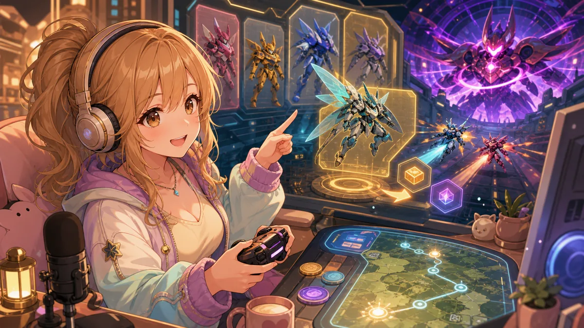 周防パトラ『A.C.E.』続き配信、未使用機体選びからビルバイン購入、終盤の高難度戦まで走った6時間 のV-BUZZ独自アイキャッチ