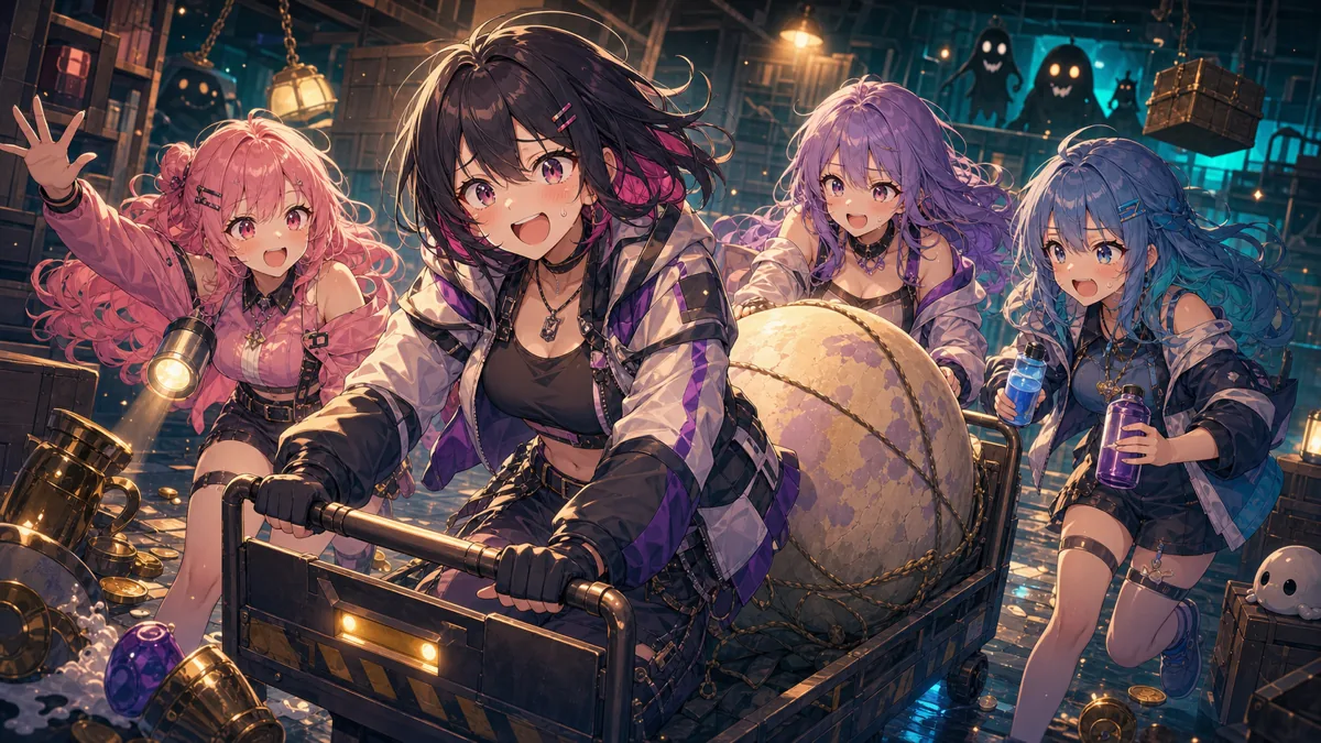 轟はじめ、『R.E.P.O.』コラボで即事故から姫ソロ締め 後輩ムードまで楽しい2時間超 のV-BUZZ独自アイキャッチ