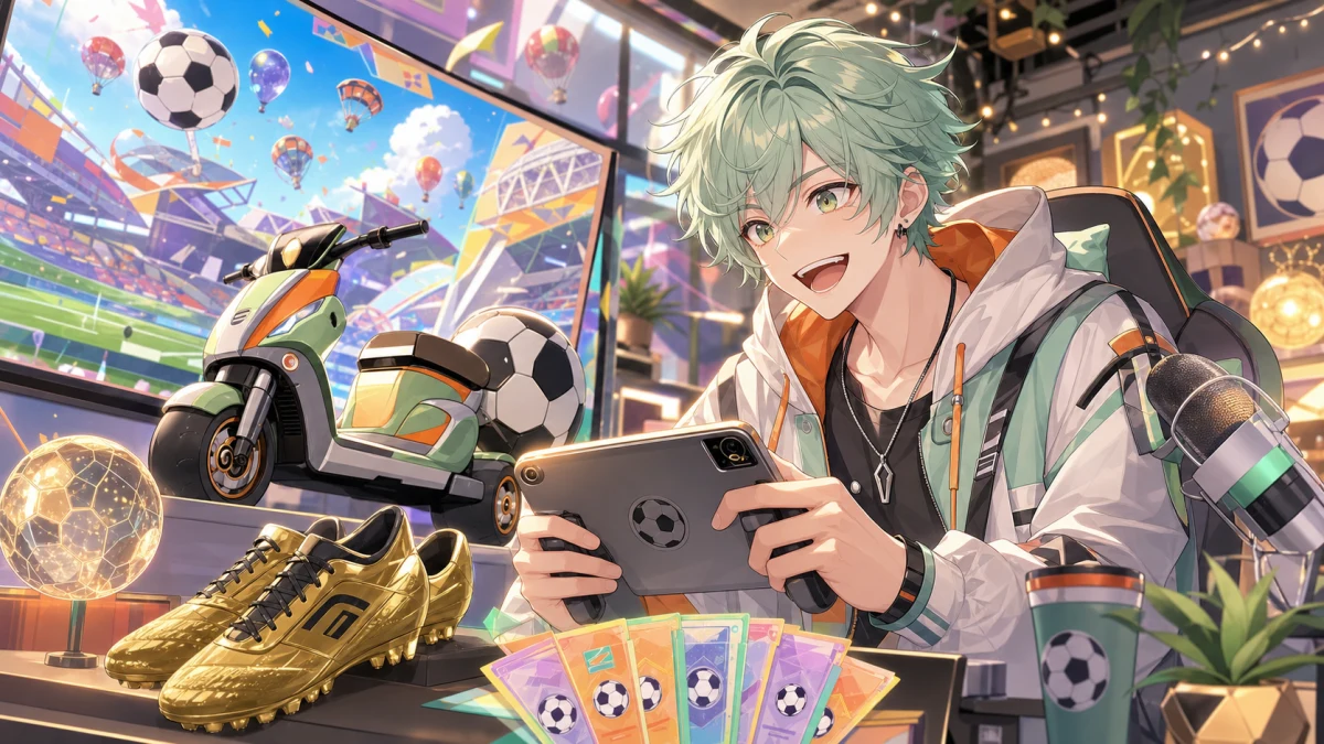 兎鞠まり『荒野行動』サッカーFES、ころみんとW杯気分で遊んだバイシクルシュートと予想キング のV-BUZZ独自アイキャッチ