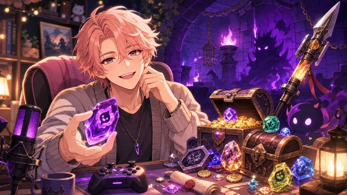 兎鞠まり『Lost Castle 2』深度1クリア、ボイラー槍とソウルストーンで火力が伸びた2時間21分 のV-BUZZ独自アイキャッチ
