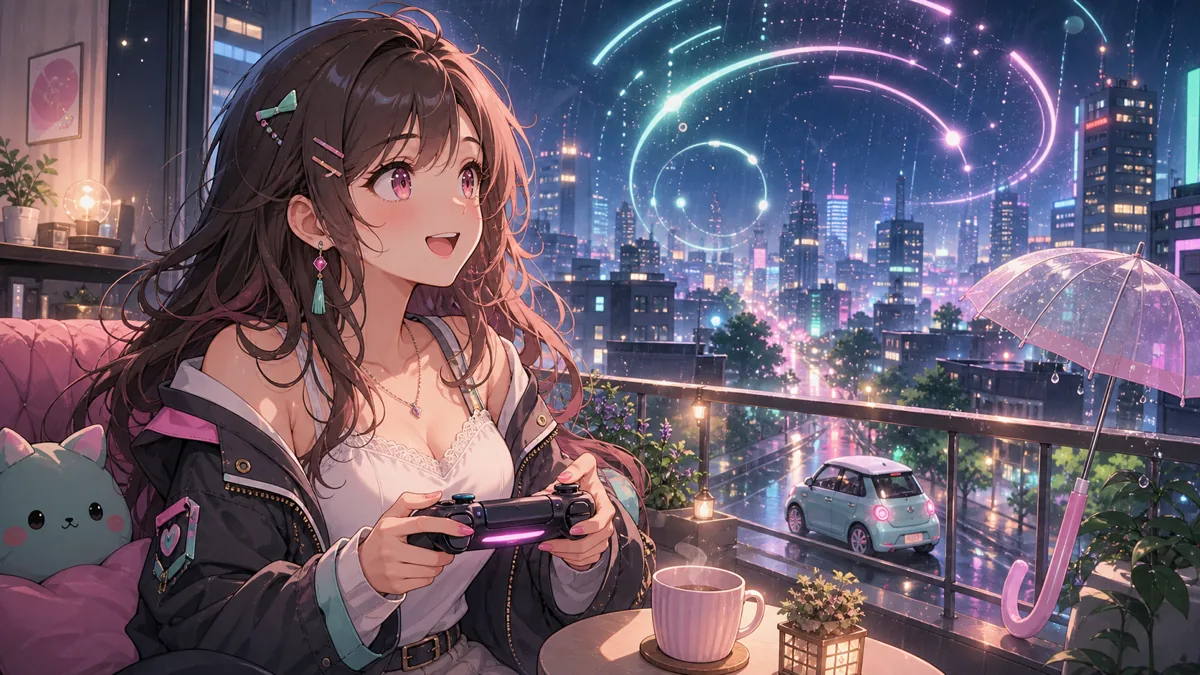 兎鞠まり『NTE』で新キャラ潯を迎える 時間停止と自由な街遊びをPR配信で確かめた回 のV-BUZZ独自アイキャッチ