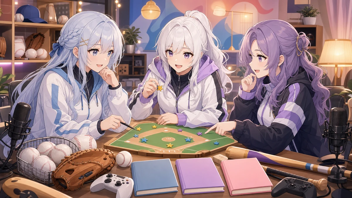 兎田ぺこら主催『パワプロ ケモミミリーグ』始動 フブキ・おかゆとルール確認からチーム抽選まで走った説明会 のV-BUZZ独自アイキャッチ