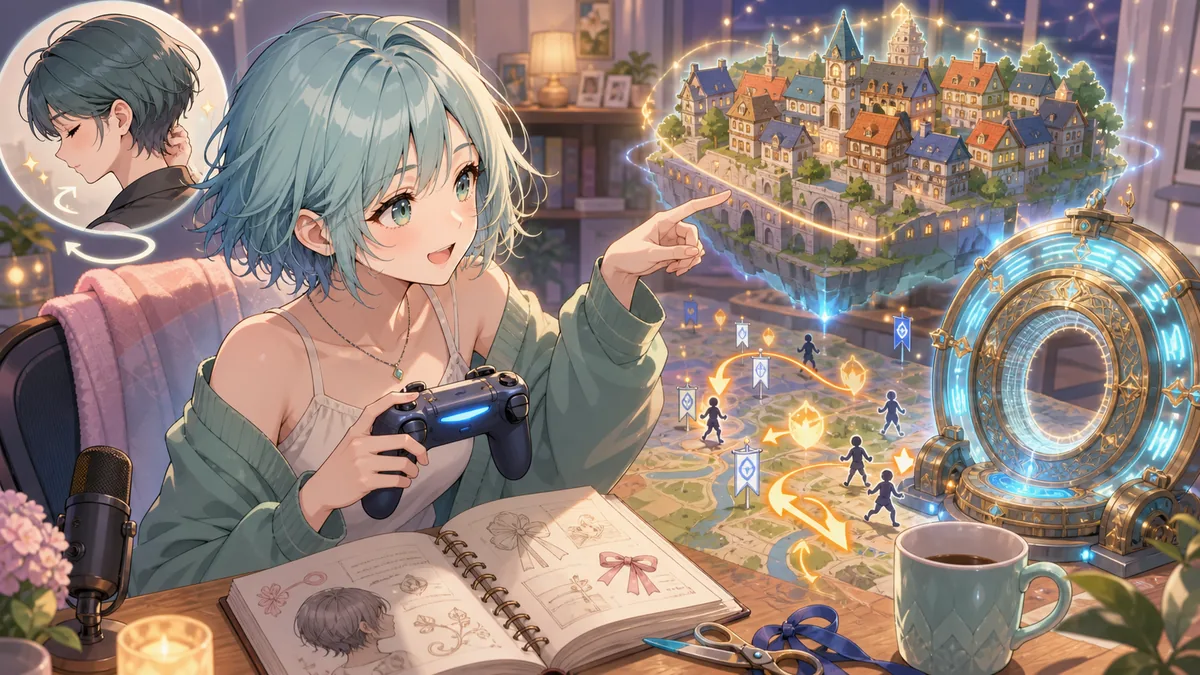 兎田ぺこら『テイルズ オブ ジ アビス』#5、断髪後のルークとセントビナー救出を進める6時間 のV-BUZZ独自アイキャッチ