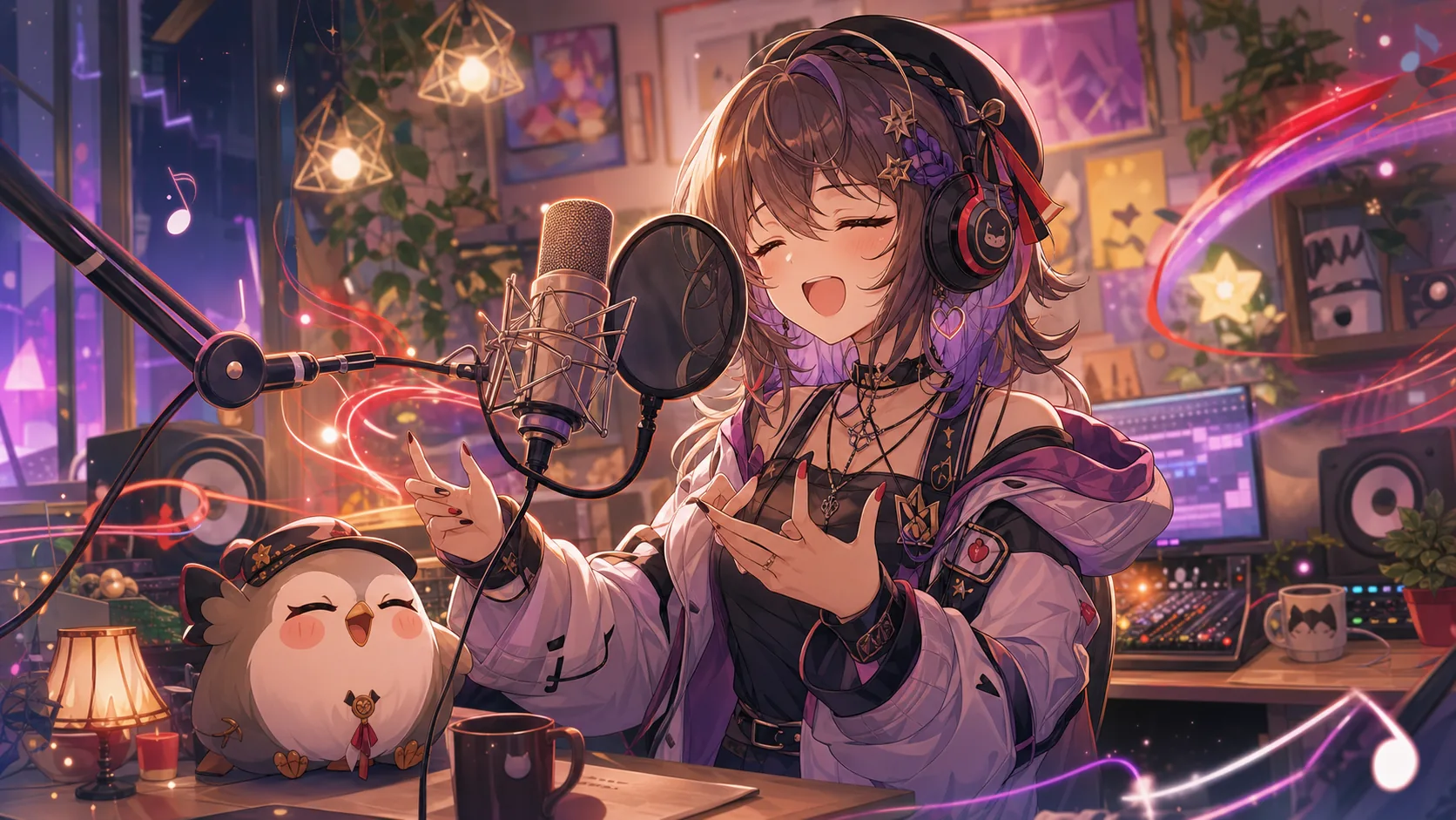 YOSHIKA、『崩壊:スターレイル』乱破PV曲『不亂不破』をカバー 速い譜割りと赤紫の映像を読む のV-BUZZ独自アイキャッチ