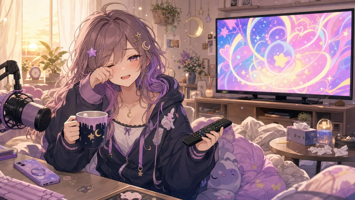 寝落ちから朝アニメのチャンネル違いへ