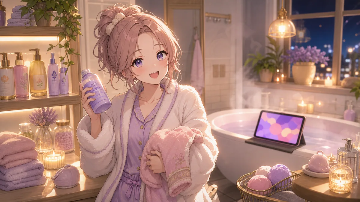 入浴時間と入浴剤で見える、家で回復する雑談